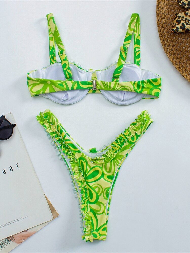 It Girl  //Green Bikini